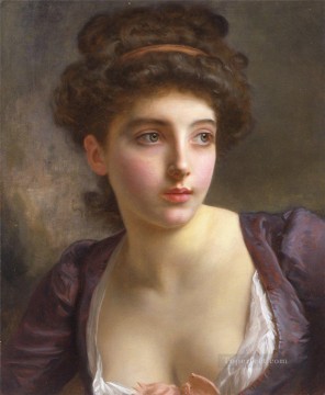 female portrait Academic Classicism Pierre Auguste Cot Oil Paintings